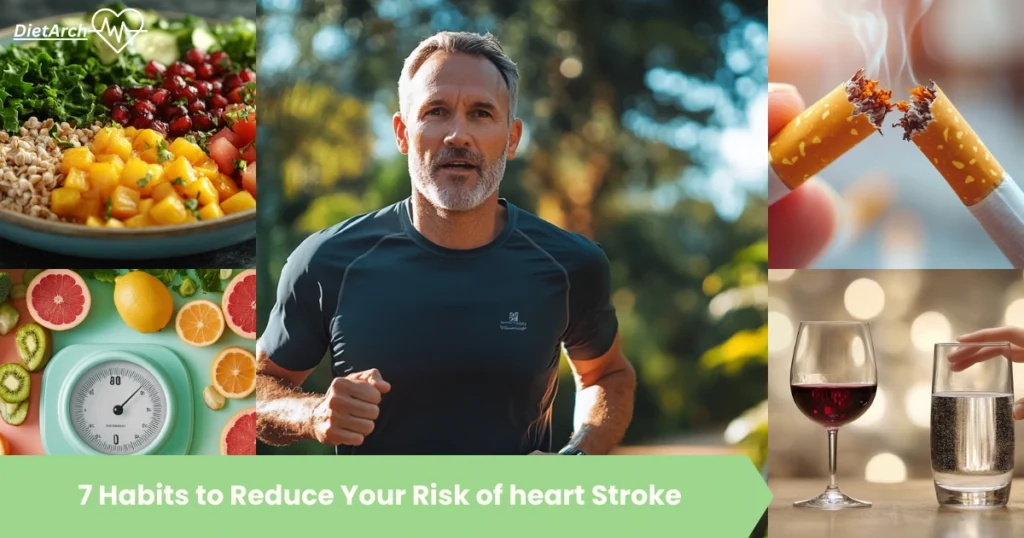 7 habits to reduce risk of heart stroke
