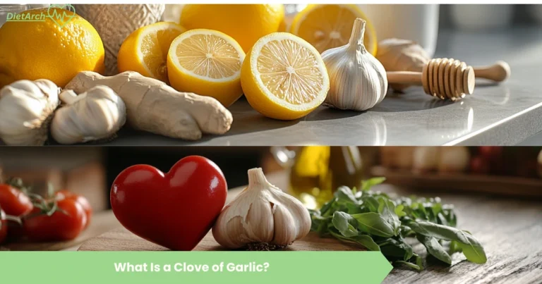 A beautiful clove of garlic with other ingredients DietArch