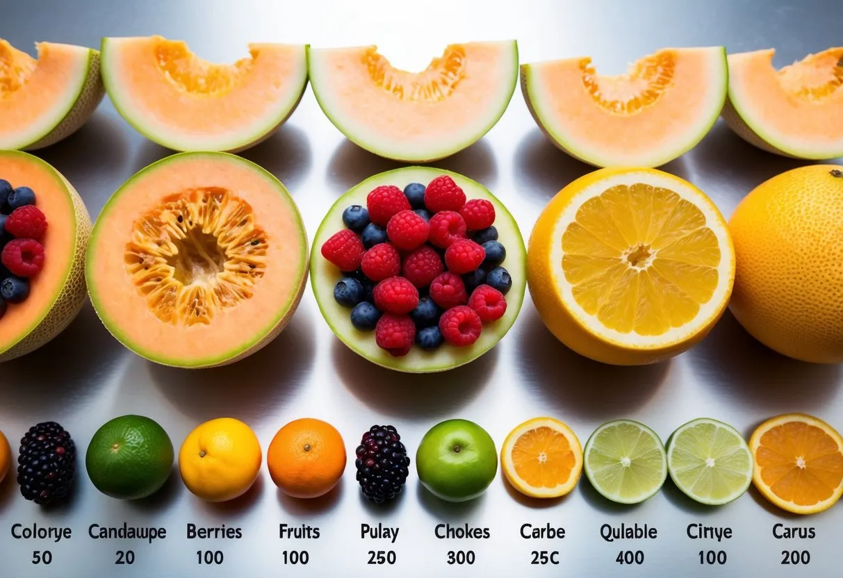 Low-Carb Fruits Ranked from Lowest to Highest Carbs: A Comprehensive List of 10 Choices 5 Cantalopue is a Low-Carb Fruits ranked from low to high
