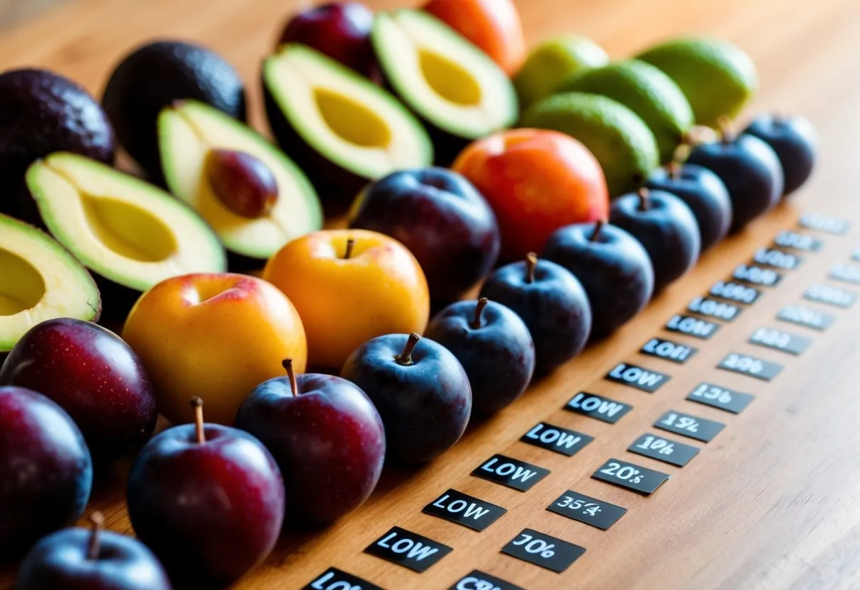 Low-Carb Fruits Ranked from Lowest to Highest Carbs: A Comprehensive List of 10 Choices 11 Plum is a Low-Carb Fruits ranked from low to high
