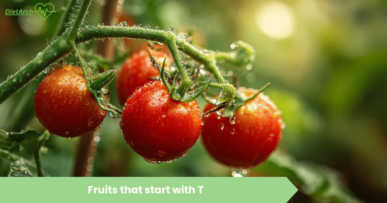 Fruits that start with T. Dietarch
