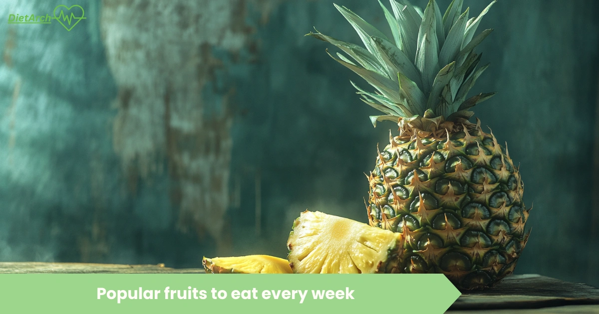 Popular fruits to eat every week