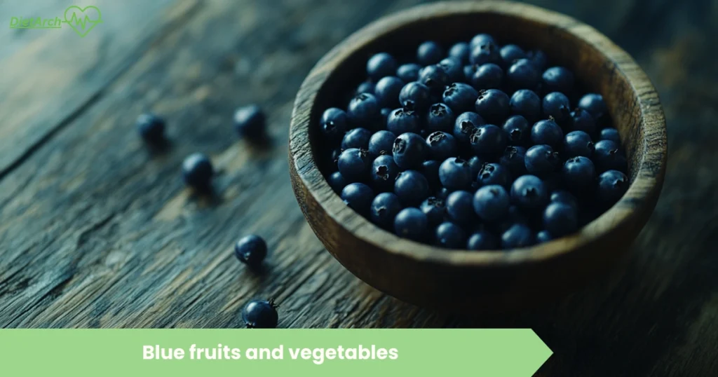 Blue fruits and vegetables DietArch